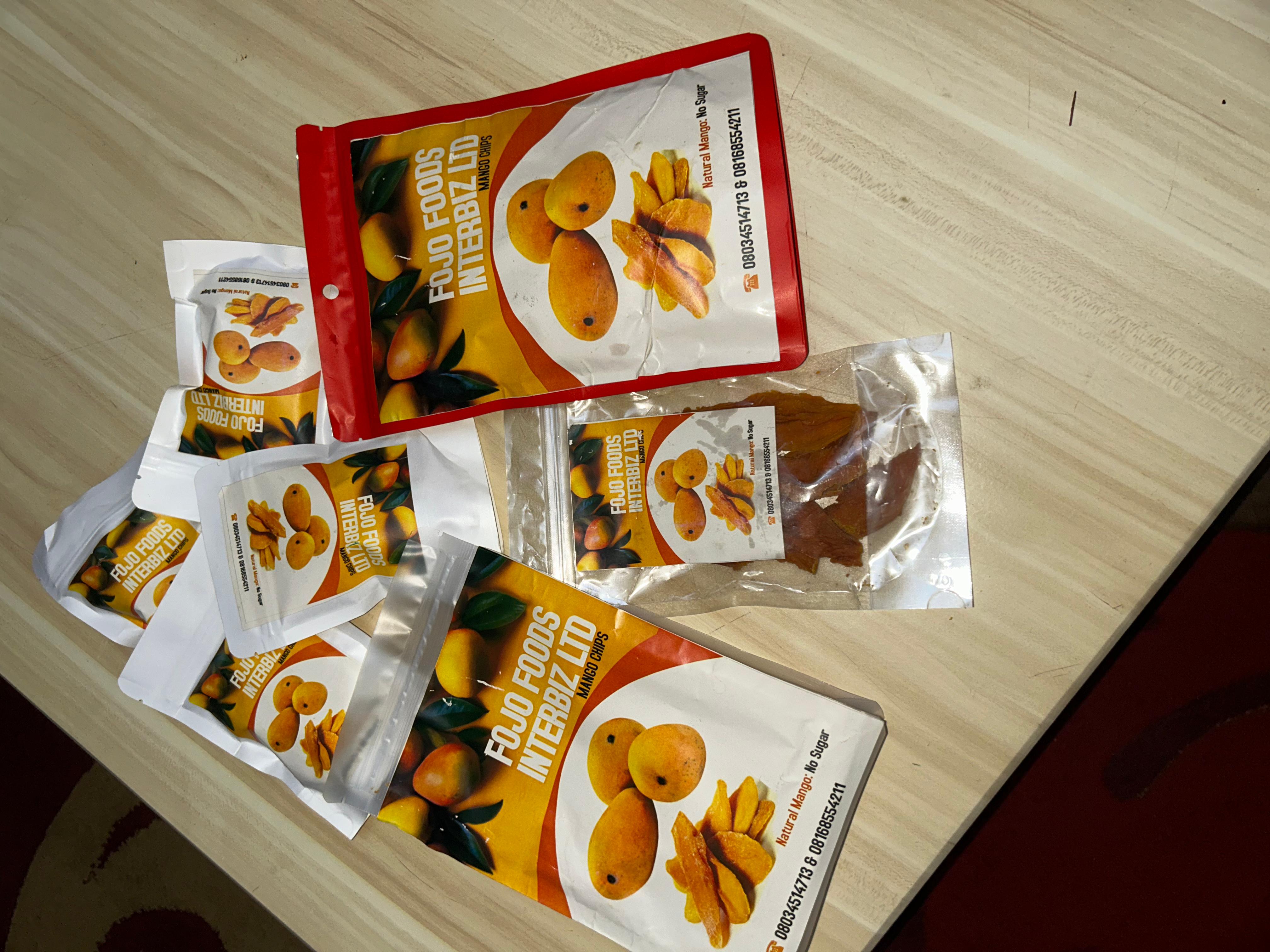 Mango Chips Product Line